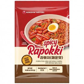 Rapokki Gnocchi di Riso e Noodles con Salsa Piccante 414g, Nongshim