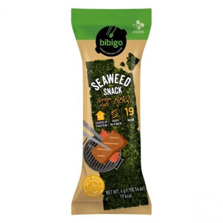 Snack di Alghe Gusto BBQ 4g, Bibingo