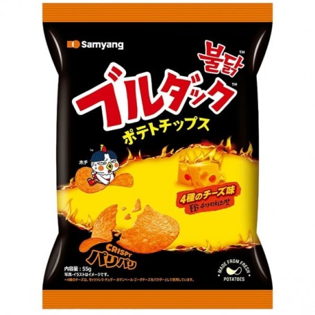 Patatine al Formaggio Piccanti 55g, Samyang Buldak