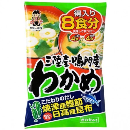 Ichi Zuppa di Miso Instantaneo Gusto Cipollotti 8Pezzi 155.2g, Shinsyu