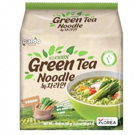 Noodles Instantanei Gusto Tè Verde (4 pezzi) 120g, Paldo