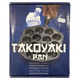 Piastra per Takoyaki in Ghisa (14 Buchi)