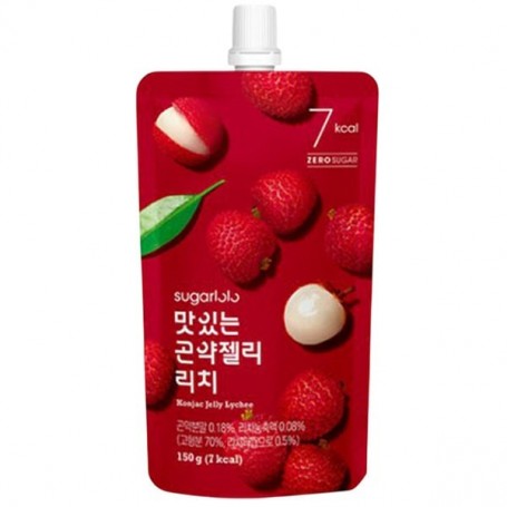 Gelatina di Konjac Litchee 150g, Sugarloo