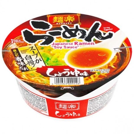 Bowl Ramen alla Salsa di Soia 76.7g, Menraku