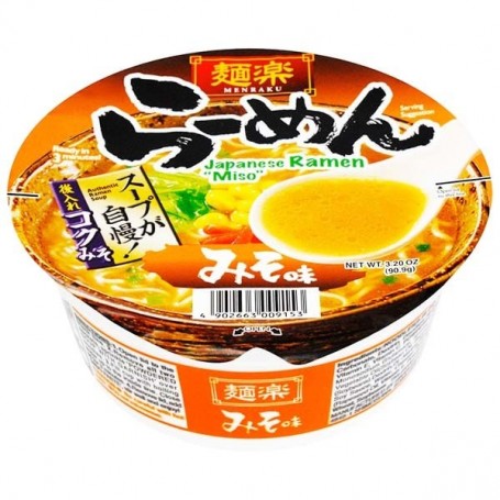 Bowl Ramen al Miso 90.9g, Menraku