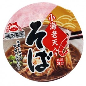 Bowl di Soba al gusto di Tempura di Gamberi 77g, Yamamotoseifun
