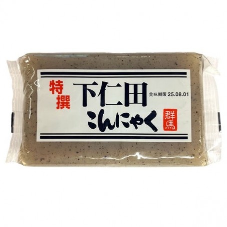 Panetto di Konjac Nero 260g, Shirakiku
