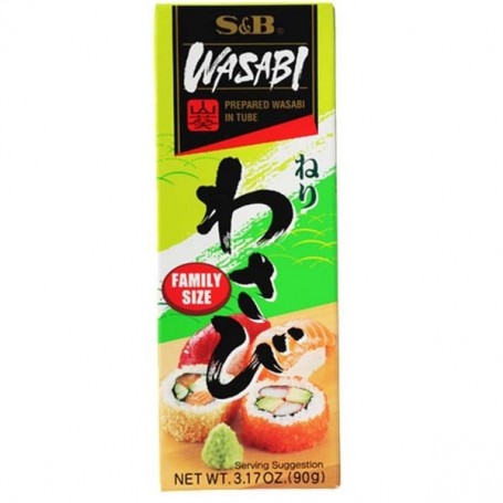 Wasabi in Tubo 90g (Rafano in Pasta), S&B
