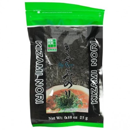 Alga Arrostita Essiccasta Tagliata a Strisce 25g, JHFOODS
