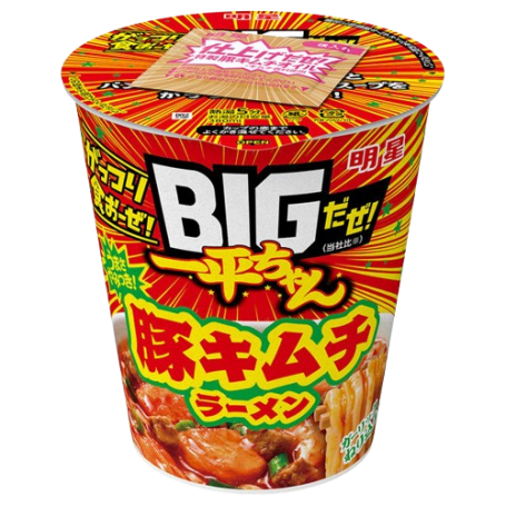 Ippei-chan Cup Ramen al Kimchi di Maiale 92 g, Myojo