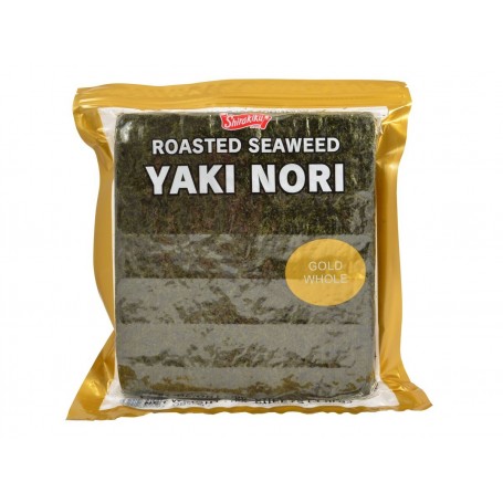 Alghe Arrostite Yaki Nori Gold Whole 50 Fogli 130g, Shirakiku