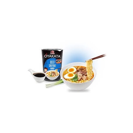 Oyakata Cup Noodles al Sukiyaki di Manzo 63.5g, Ajinomoto