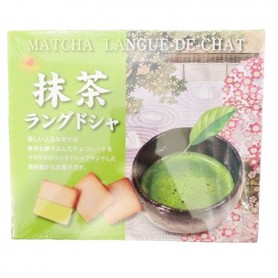 Biscotti Langue De Chat al Matcha 10 Pezzi 90g, Nikko Foods