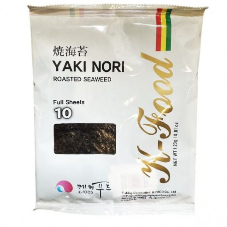 Alghe Yaki Nori Arrostite 10 pz 23g, k-food